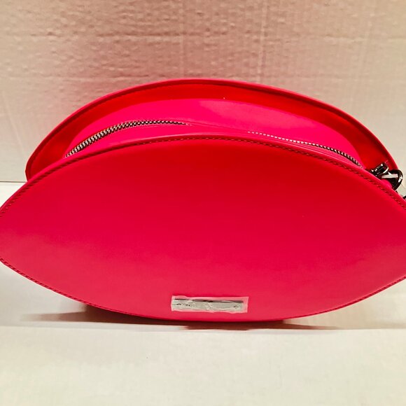 Betsey Johnson XOFUMBLE Kitsch Bling Rhinestone Football Web Strap & Coinpurse - Picture 4 of 5